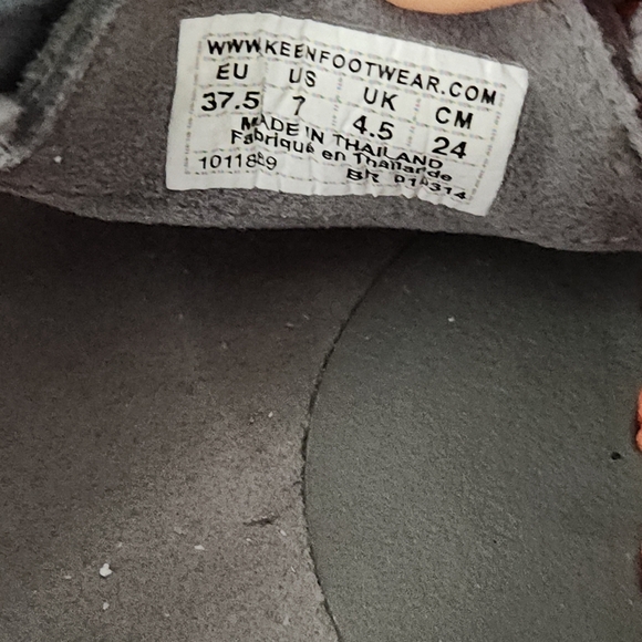 KEEN Uneek Canvas pink/grey size 7 - Picture 8 of 9